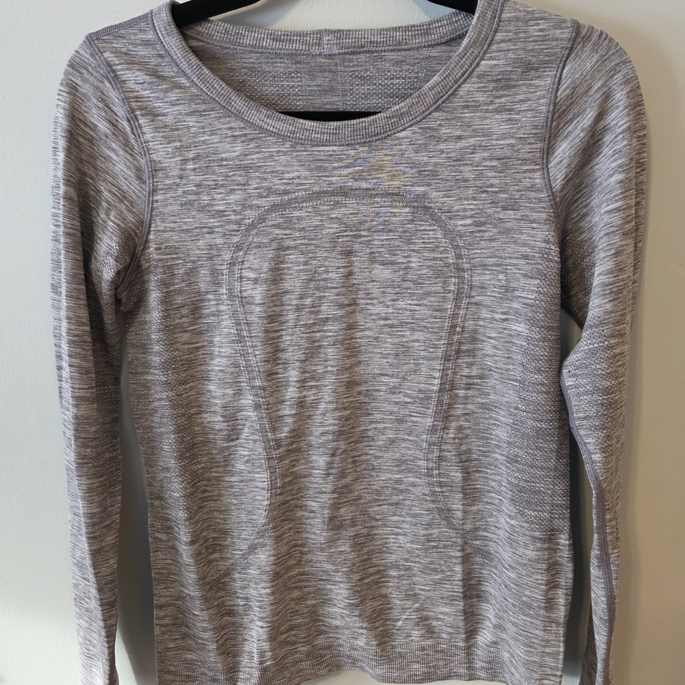 Lululemon Heathered Long Sleeve Athletic Top